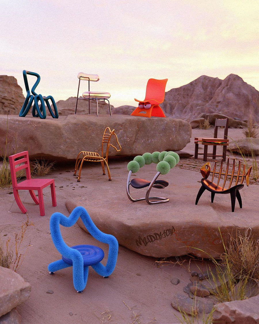 Objects that raise questions: Muddycap's chairs