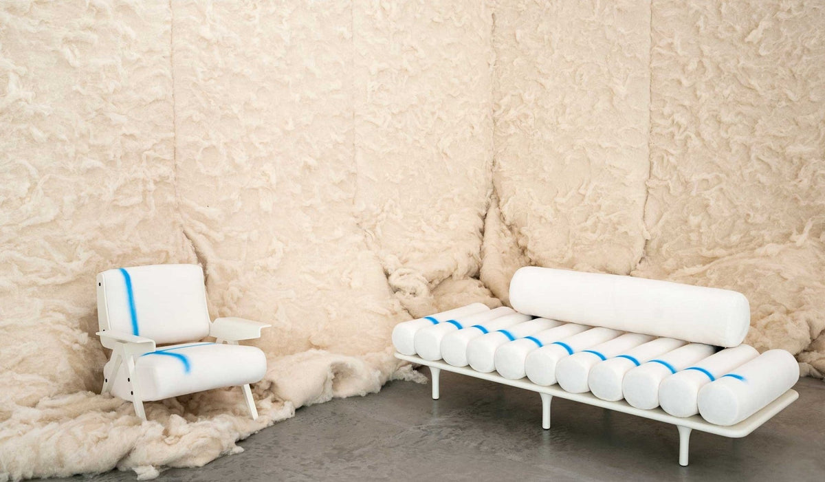 Tacchini and Formafantasma present innovative use of sheep's wool at Milan Design Week 2023