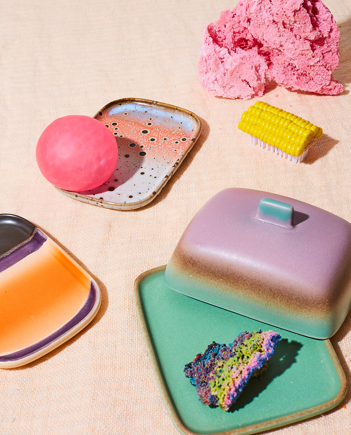 70s Ceramics – Small Trays, Atlas (set of 2) – HKLIVING – view 9