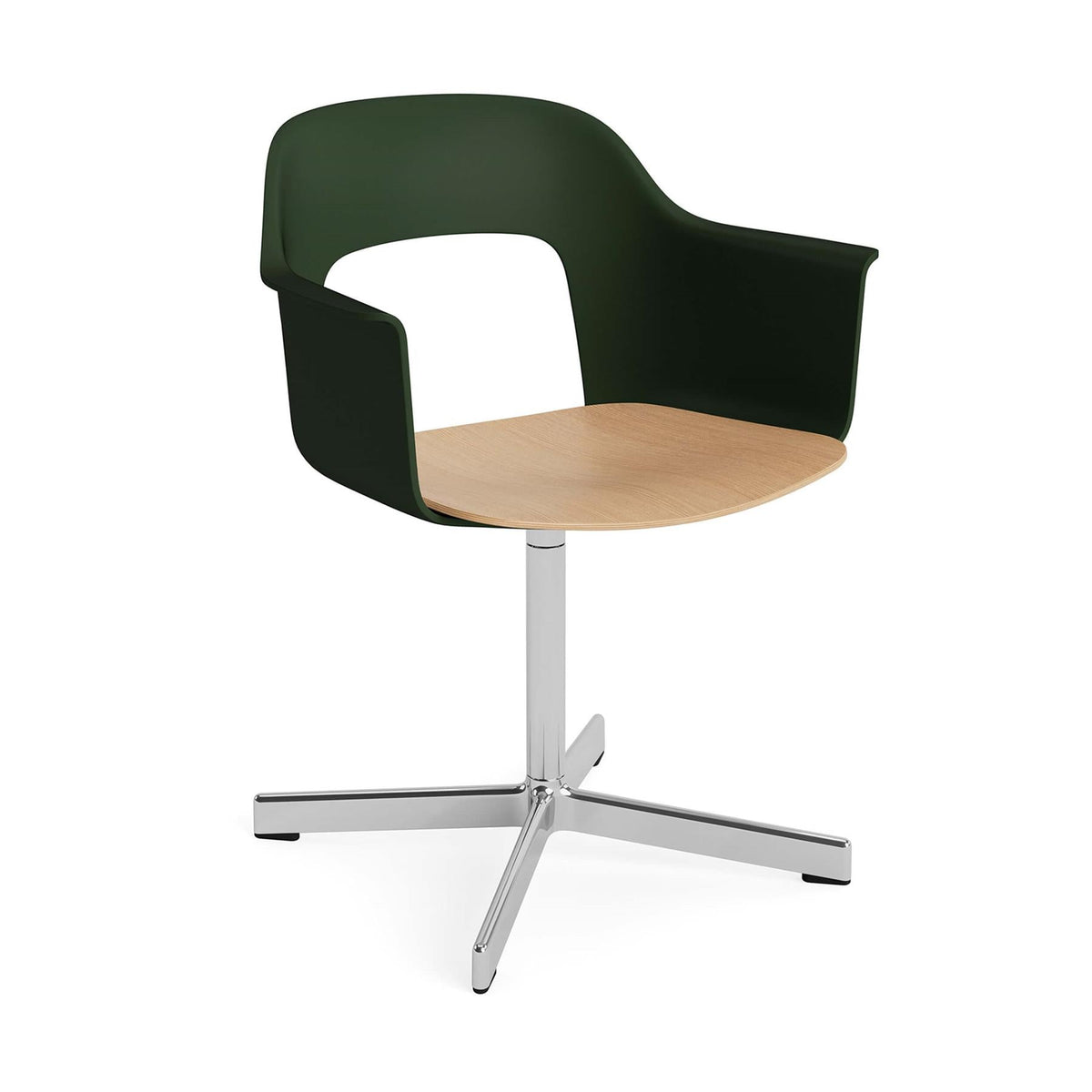 Layout Armchair 232 with 4 Star Swivel Base – HAY – view 34