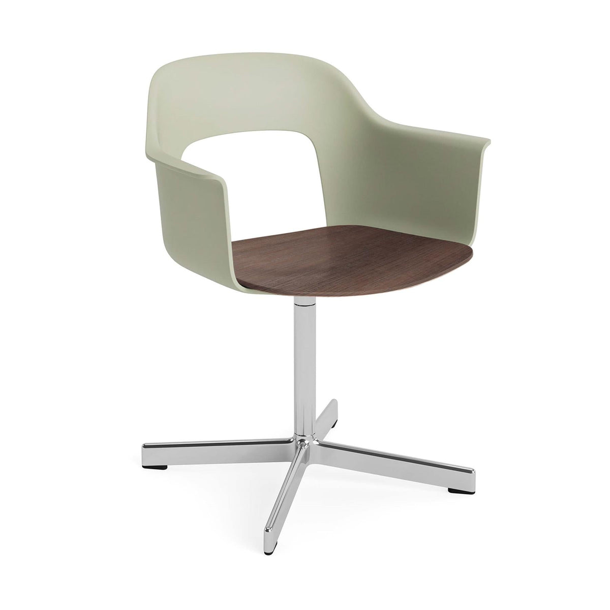 Layout Armchair 232 with 4 Star Swivel Base – HAY – view 11
