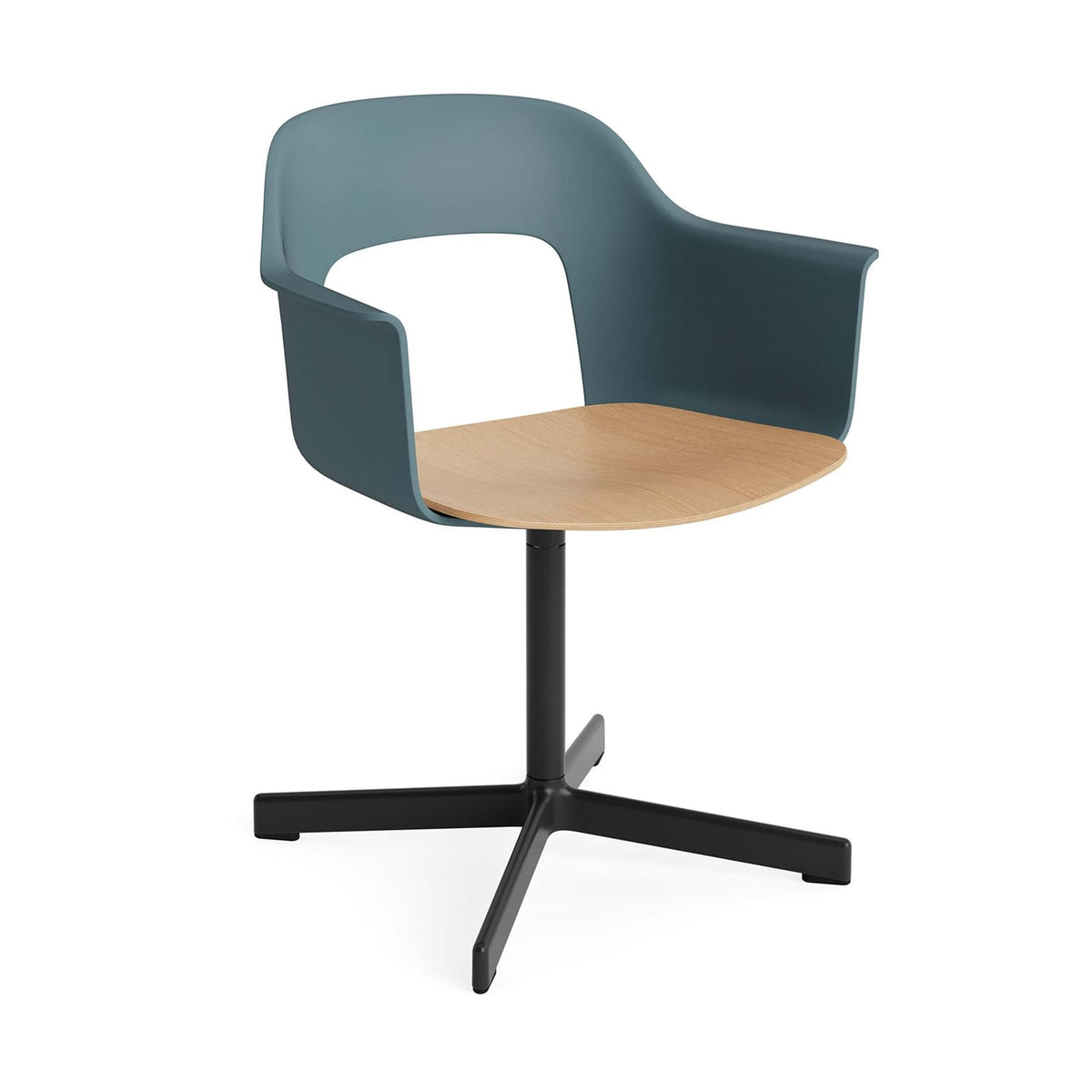 Layout Armchair 232 with 4 Star Swivel Base – HAY – view 19