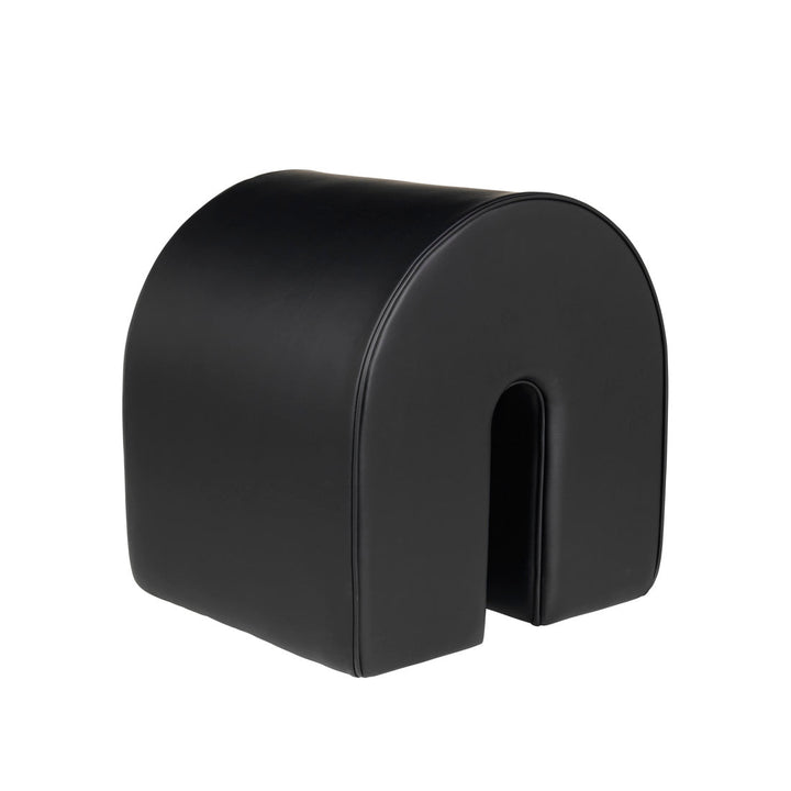 Curved Pouf Black – Kristina Dam Studio
