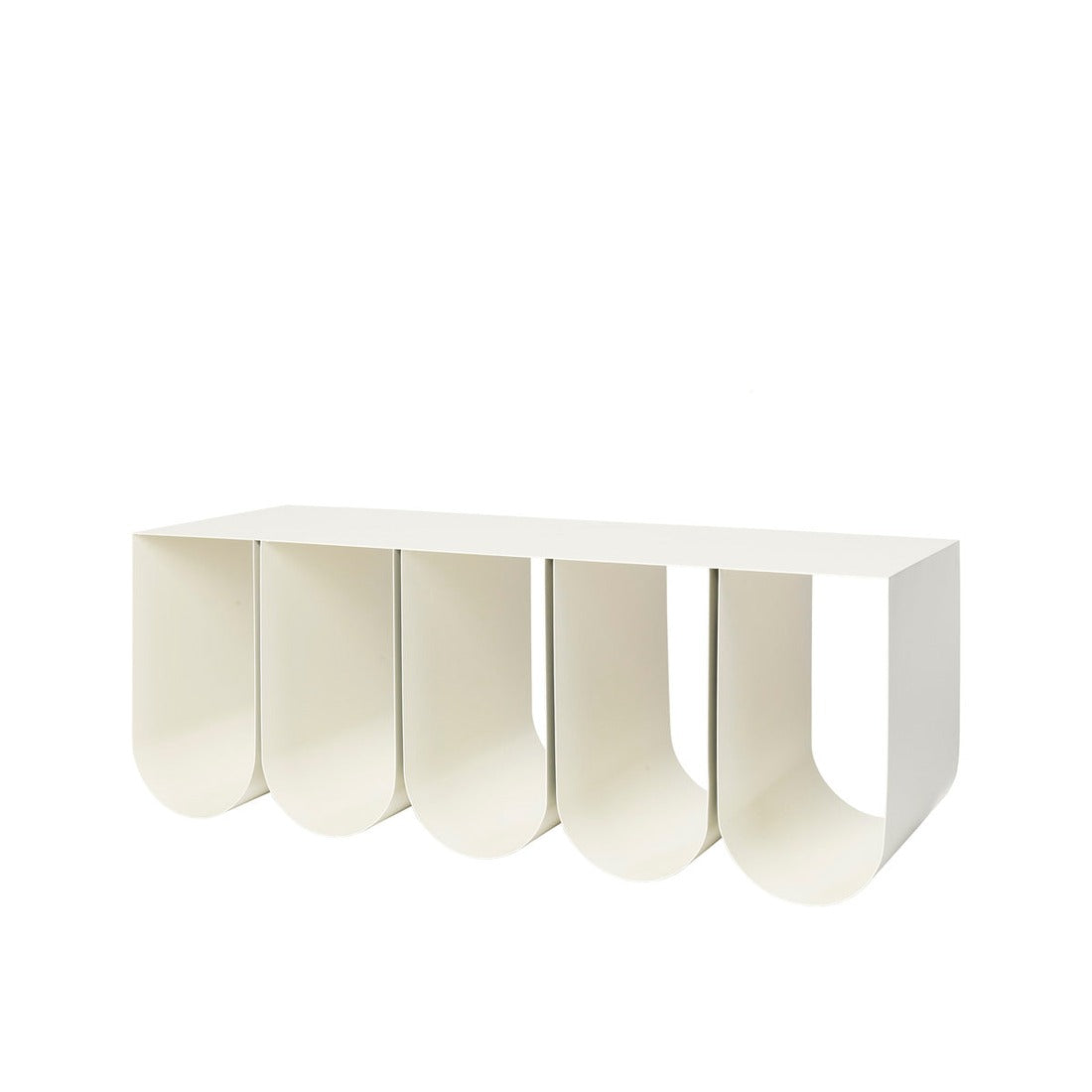 Curved Bench Beige – Kristina Dam Studio