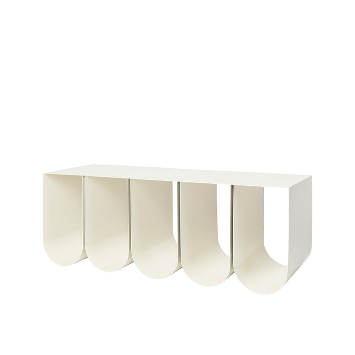 Curved Bench Beige – Kristina Dam Studio