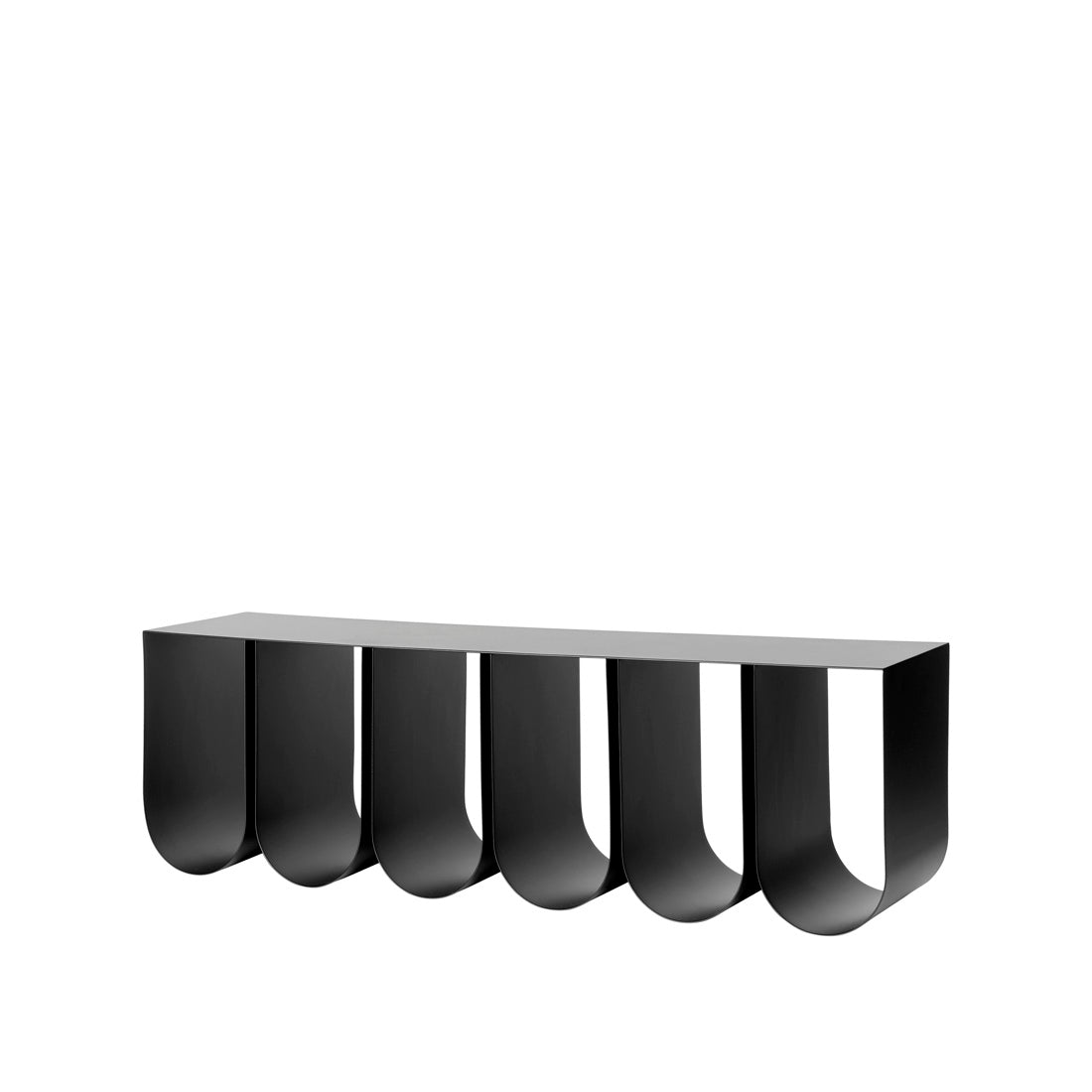 Curved Wall Shelf Black – Kristina Dam Studio
