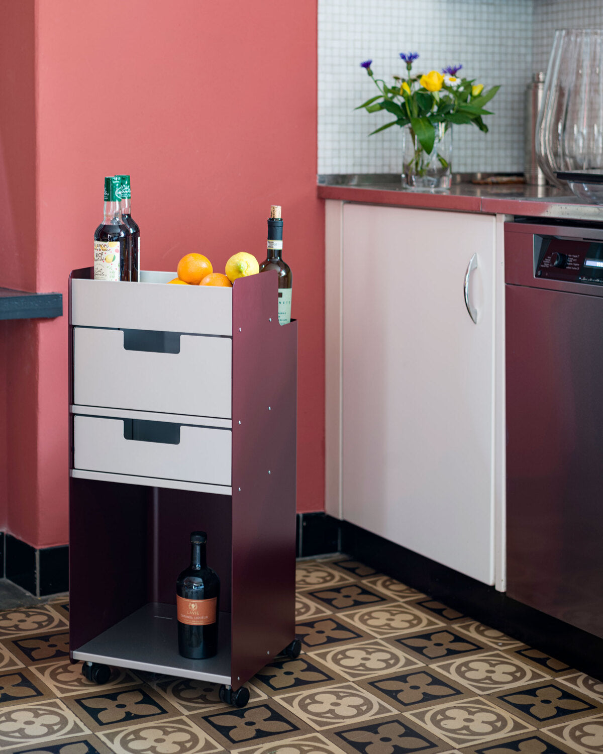 Pepe Rolling Storage Cart – Lehni – view 8