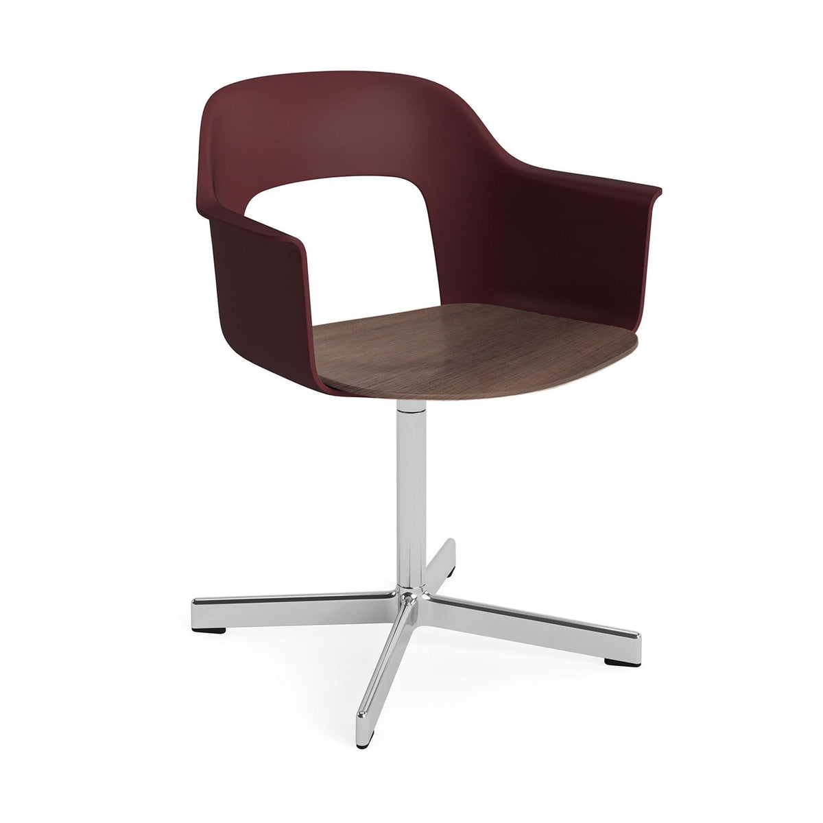 Layout Armchair 232 with 4 Star Swivel Base – HAY – view 42