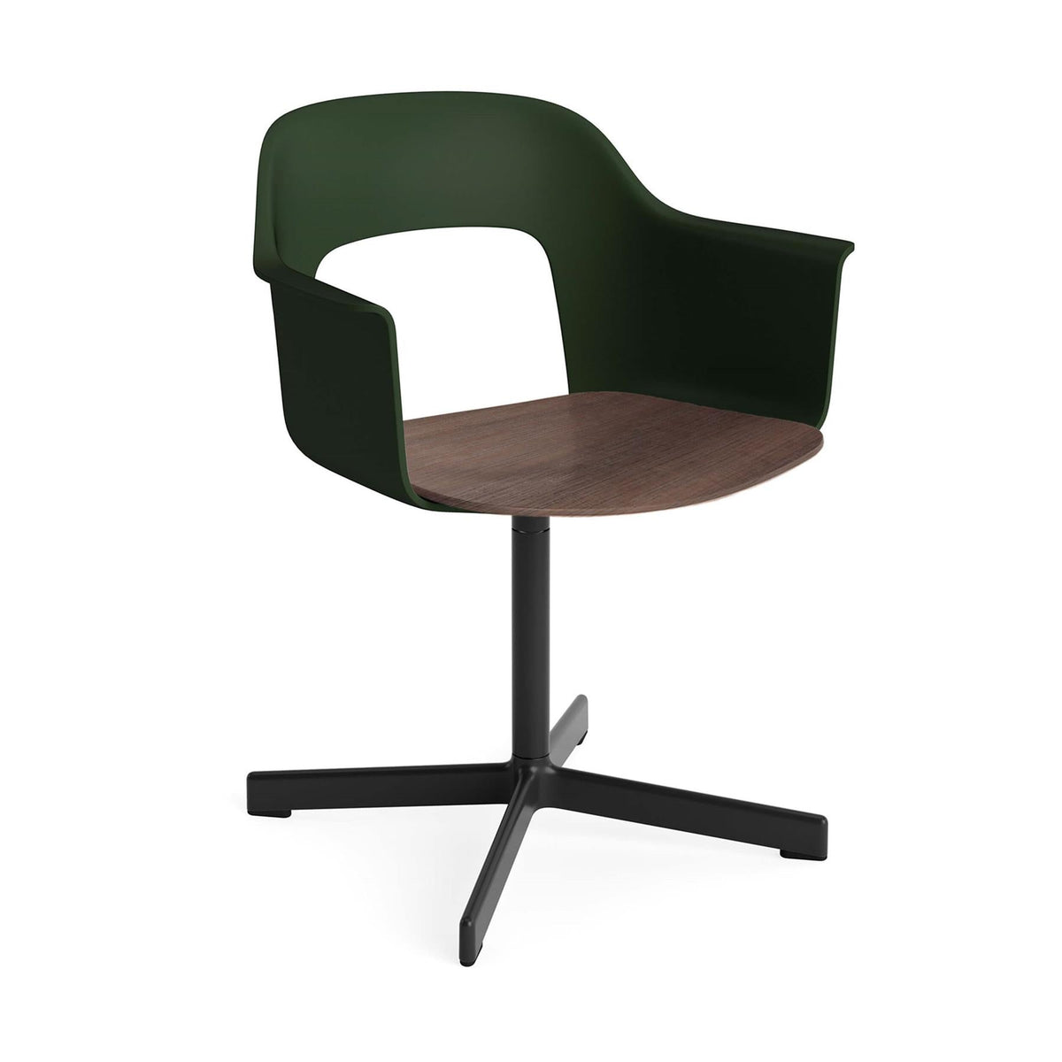 Layout Armchair 232 with 4 Star Swivel Base – HAY – view 67