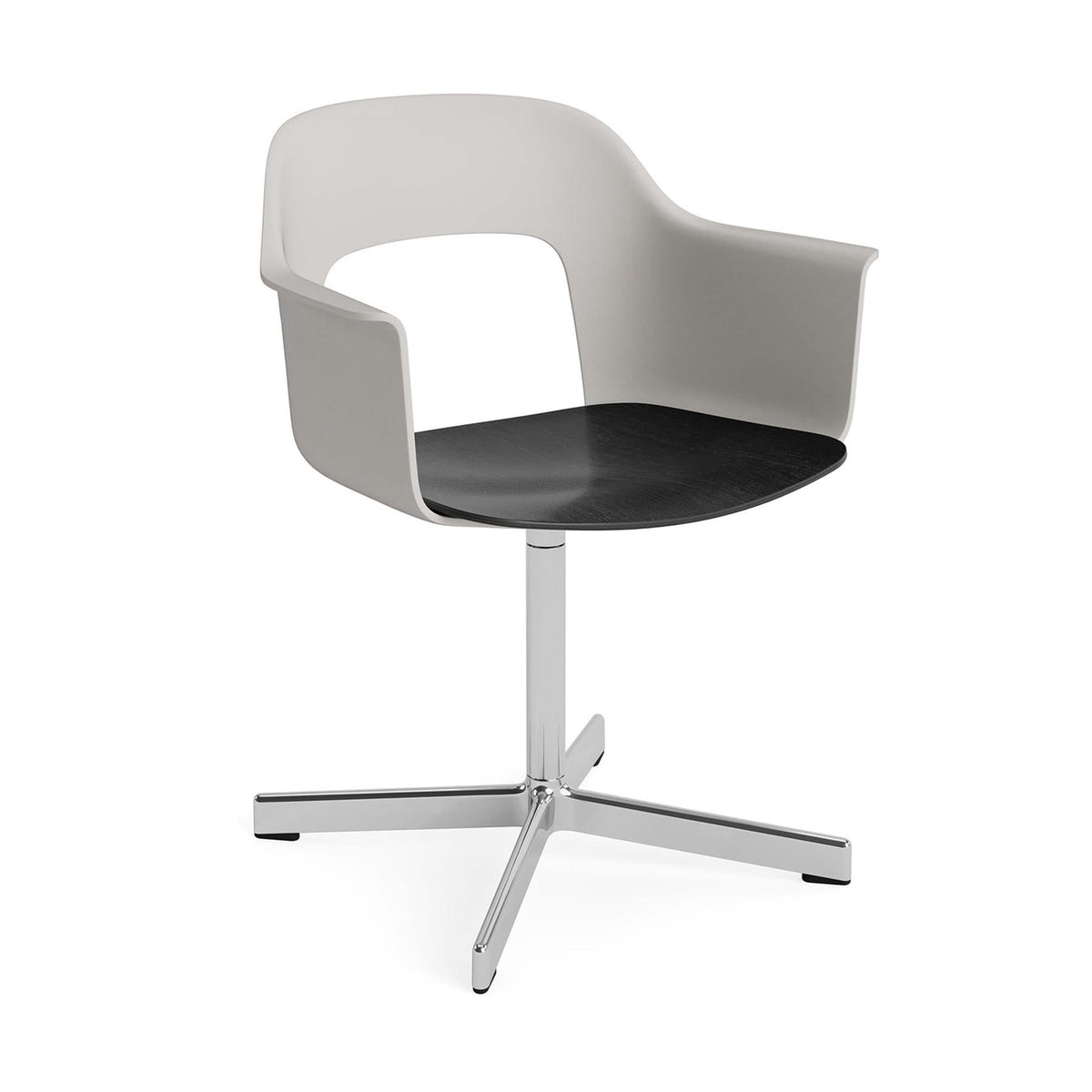 Layout Armchair 232 with 4 Star Swivel Base – HAY – view 7