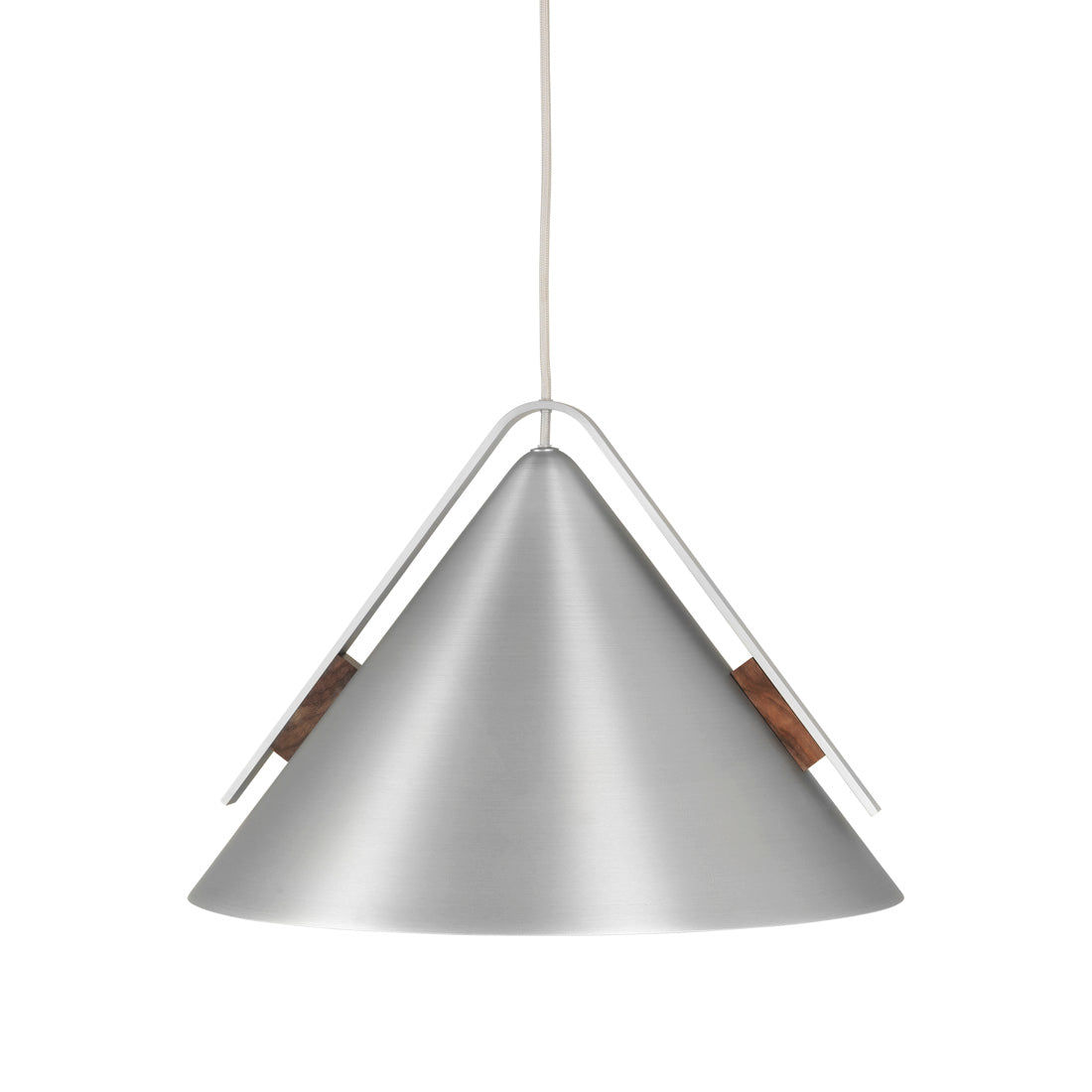 Cone Pendant Lamp L Brushed – Kristina Dam Studio