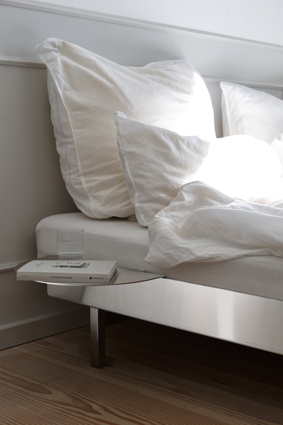Moebe Extendable Bed 90-180cm – Stainless Steel – view 7