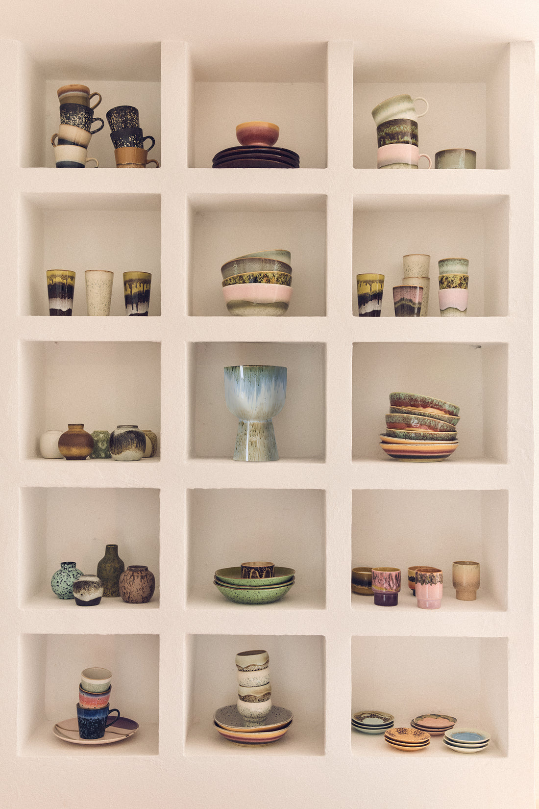 70s Ceramics – Coffee Mugs, Serendipity (set of 4)
