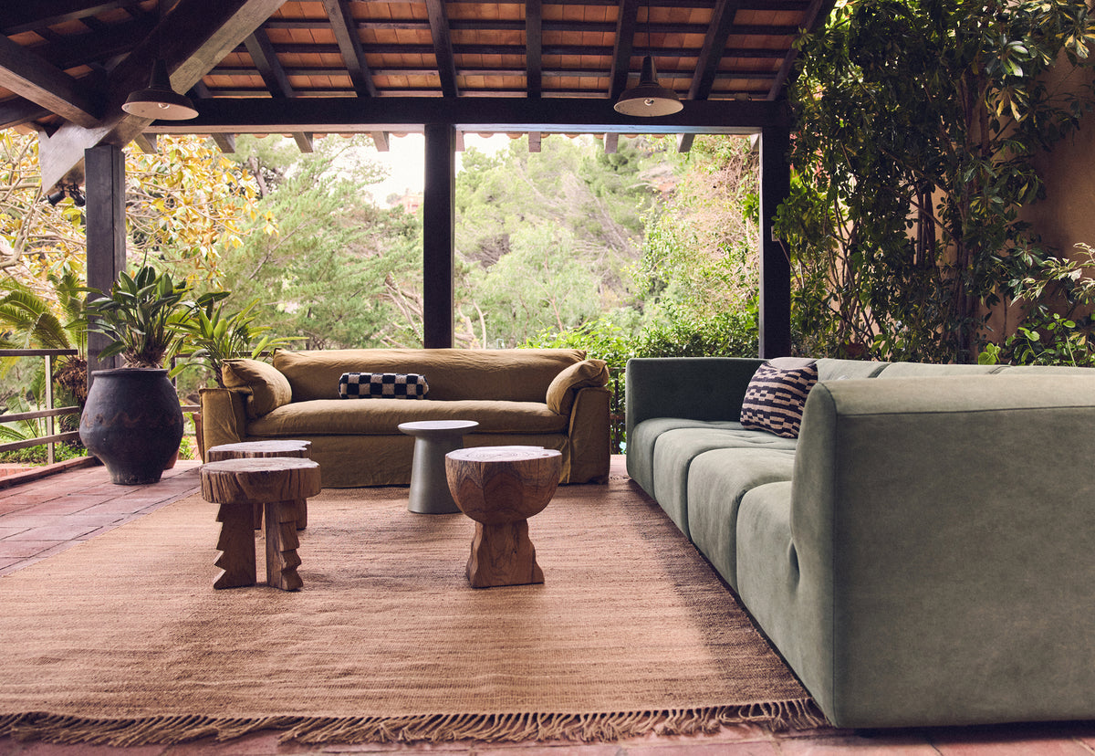 Arched Wooden Stool – HKLIVING – view 7