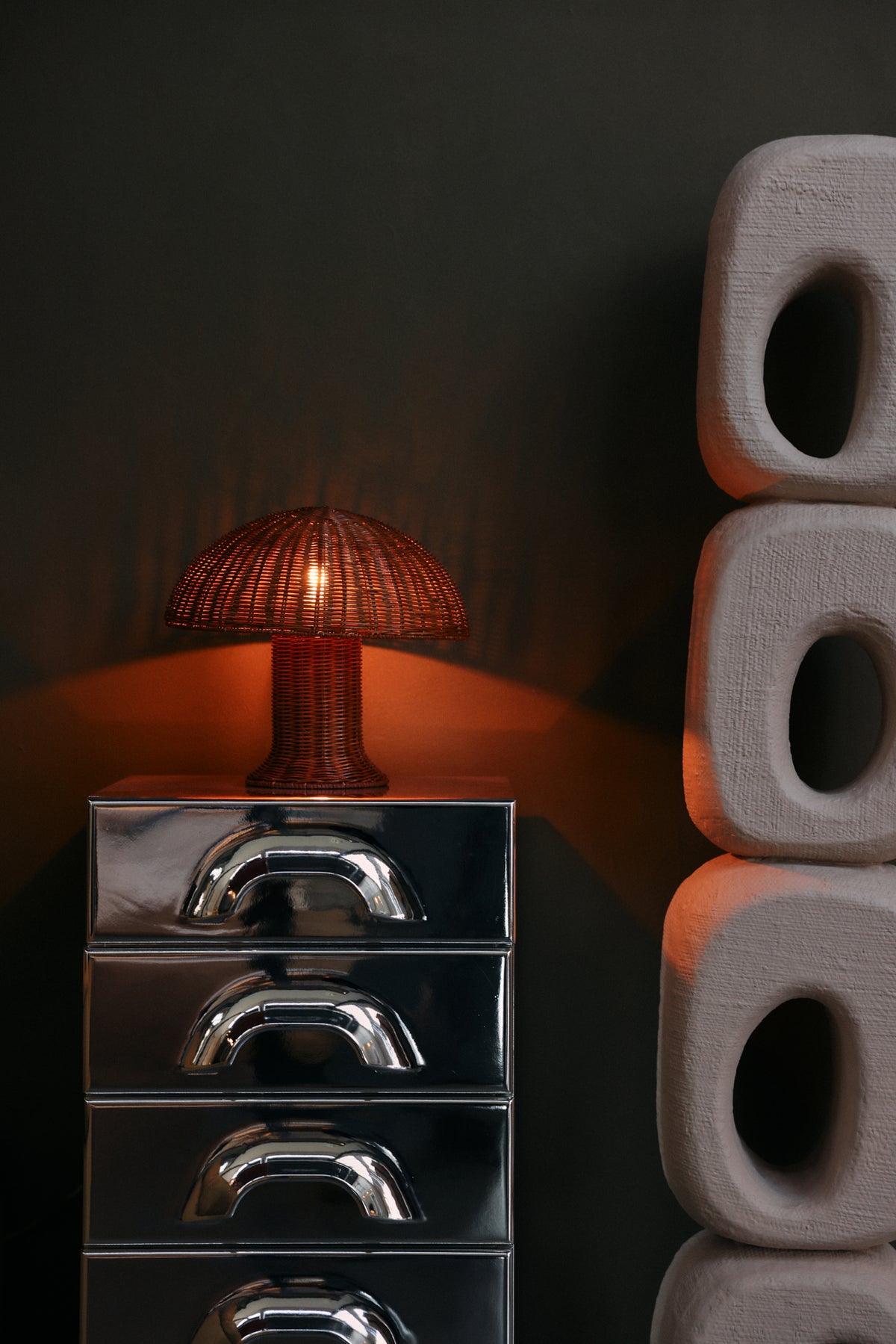 Rattan Table Lamp – HKLIVING – view 11