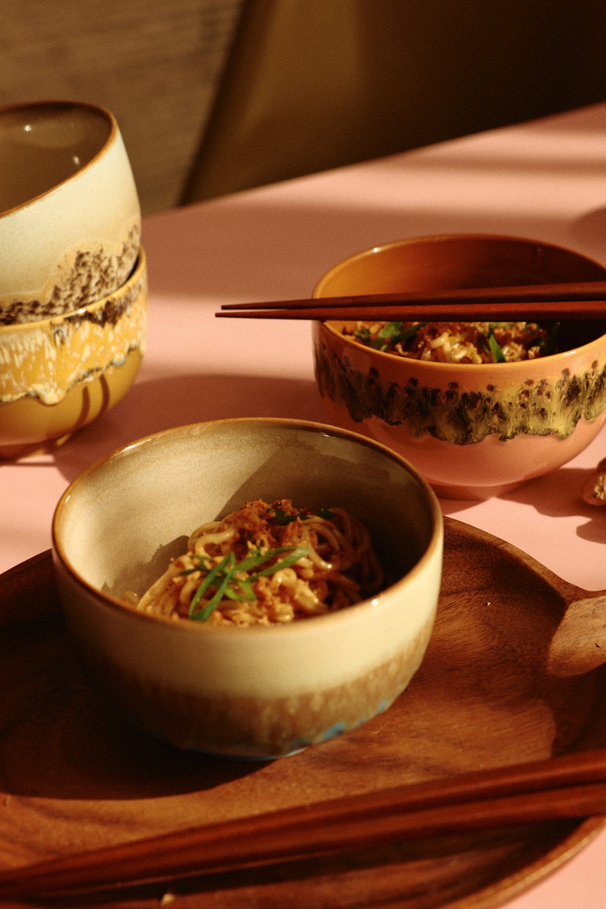 70s Ceramics – Noodle Bowls, Seabreeze (set of 4) – HKLIVING – view 6