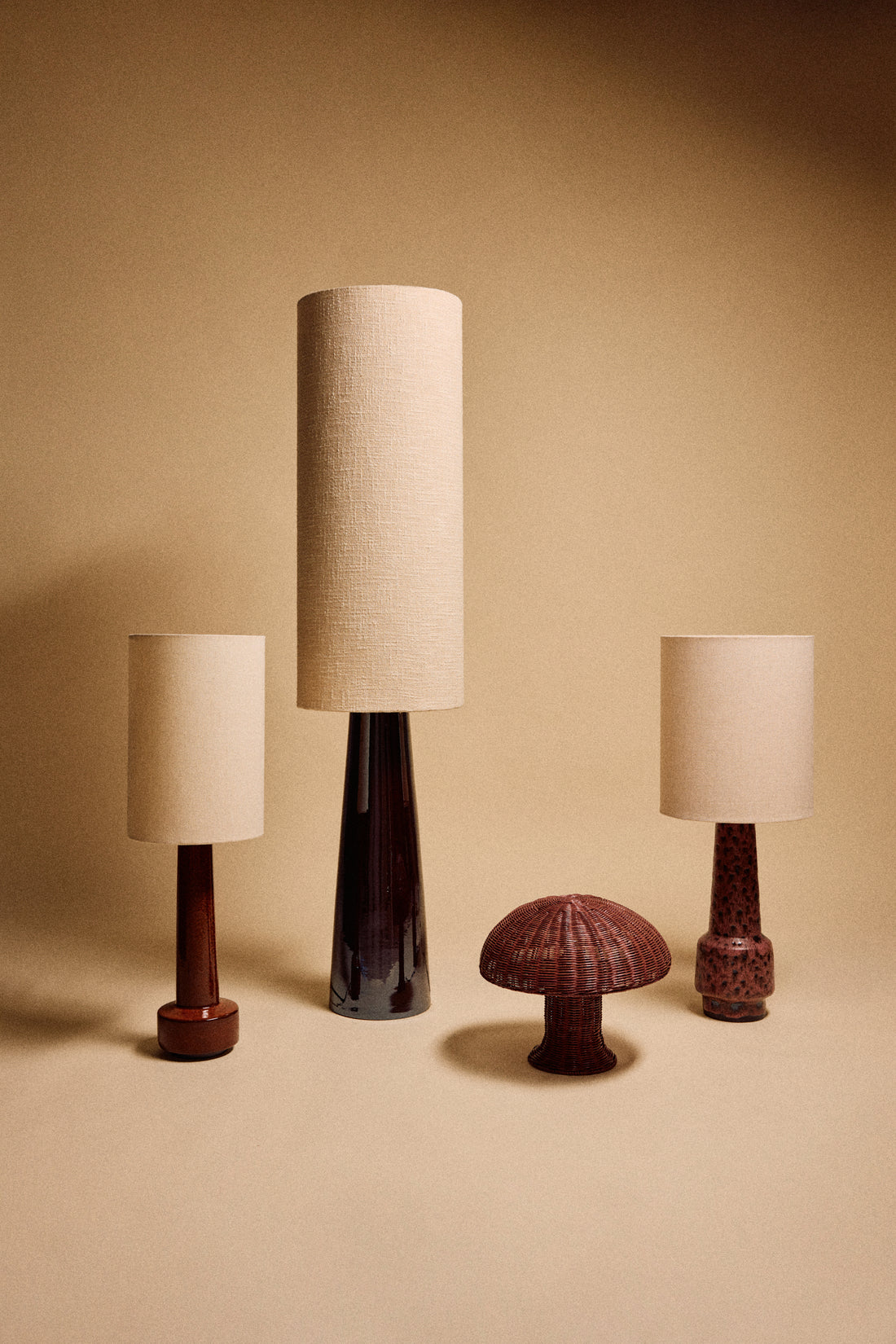 Linen Cylinder Lamp Shade