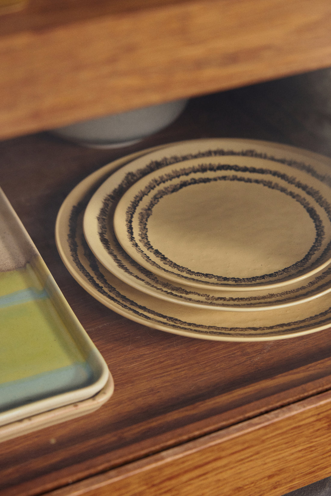 70s Ceramics – Side Plates, Vanilla (set of 2)