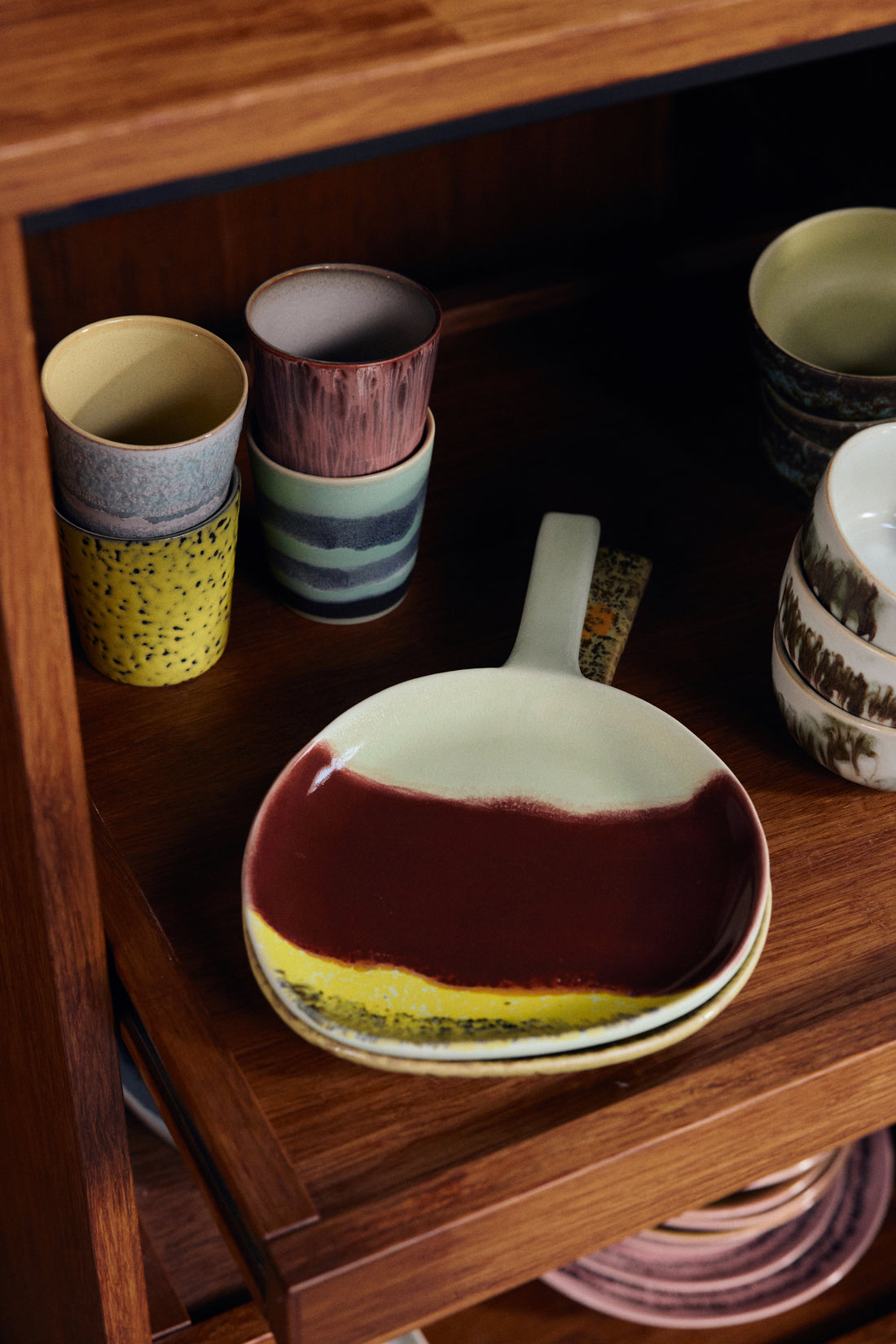 70s Ceramics – Platter, Cherry