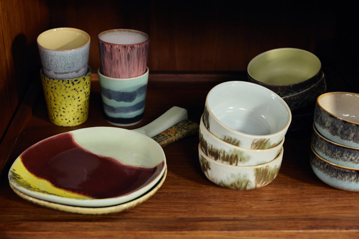 70s Ceramics – Platter, Cherry – HKLIVING – view 5