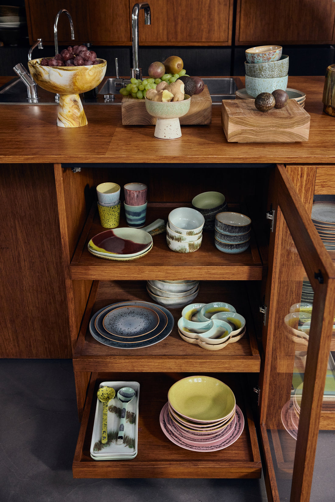 70s Ceramics – Platter, Cherry