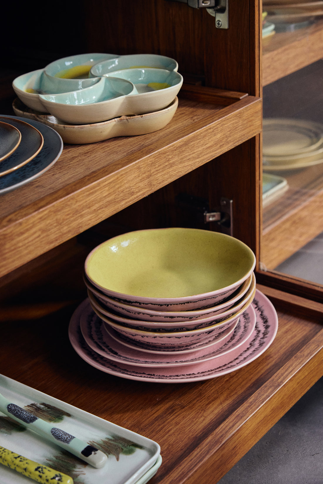 70s Ceramics – Dessert Plates, Bubble (set of 2)