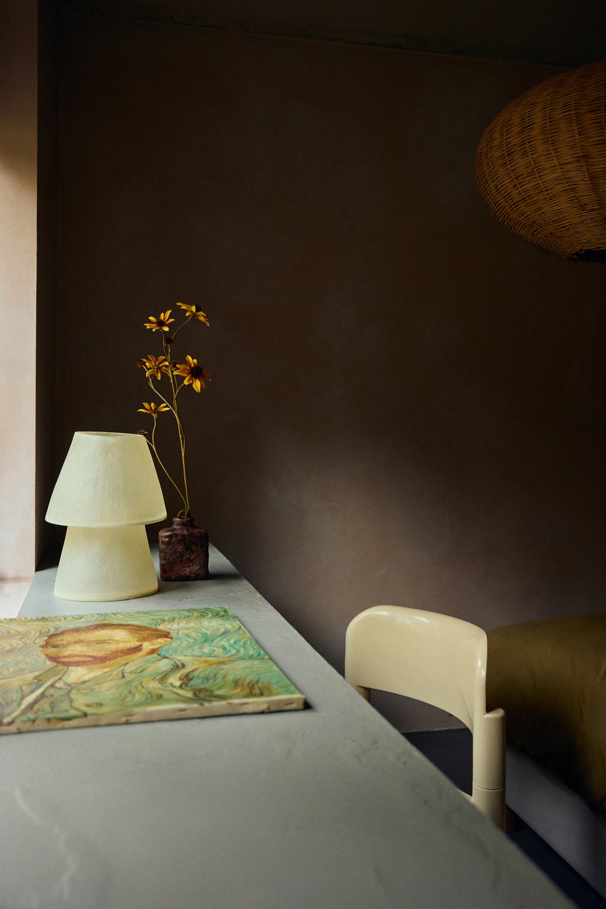 Glassfibre Table Lamp – HKLIVING – view 7