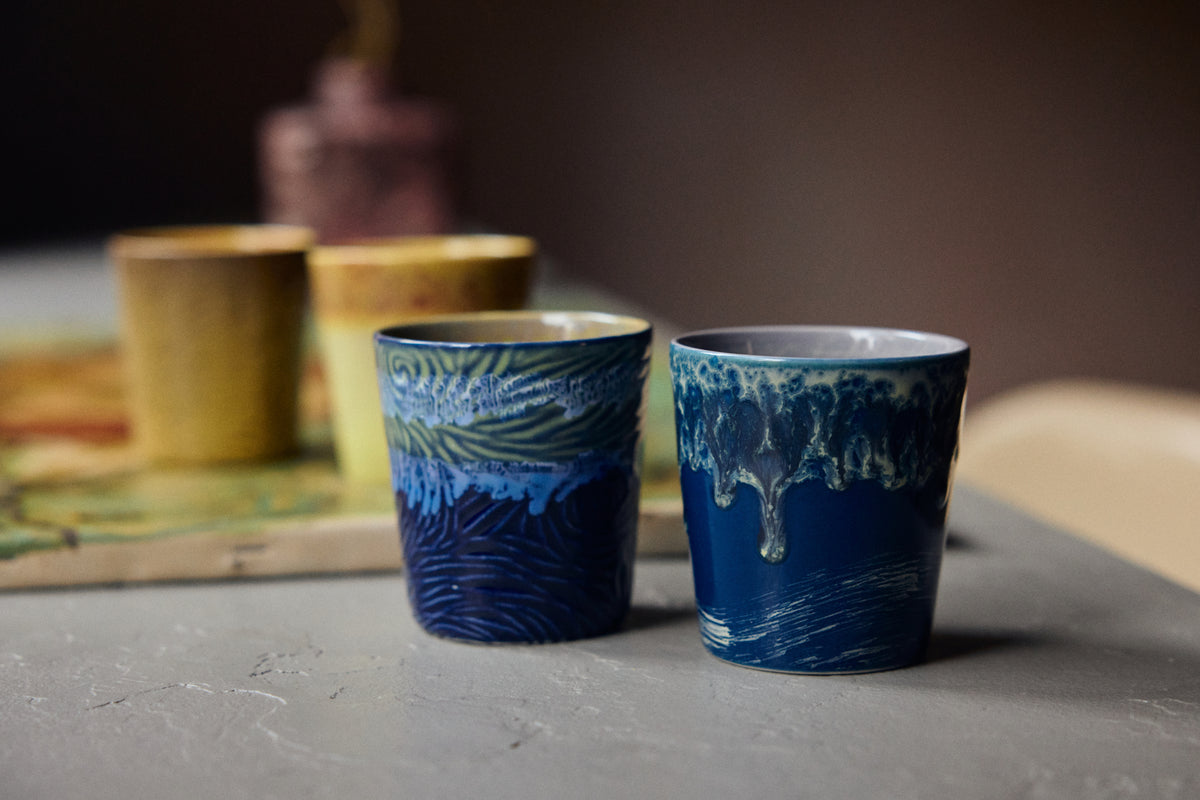 70s Ceramics: Van Gogh Coffee Mugs, Starry Night (set of 2) – HKLIVING – view 8
