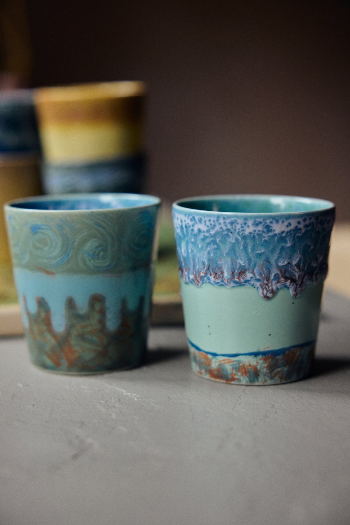 70s Ceramics: Van Gogh Coffee Mugs, Self Portrait (set of 2) – HKLIVING – view 7