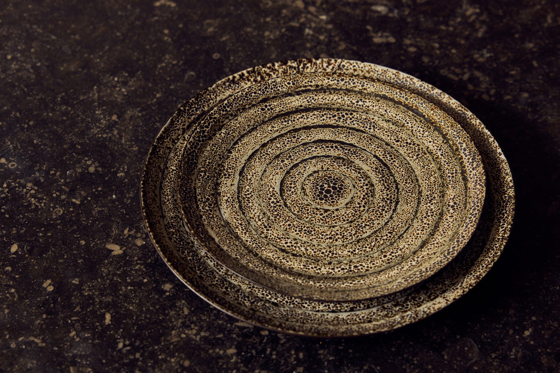 70s Ceramics – Side Plates, Brew (set of 2)