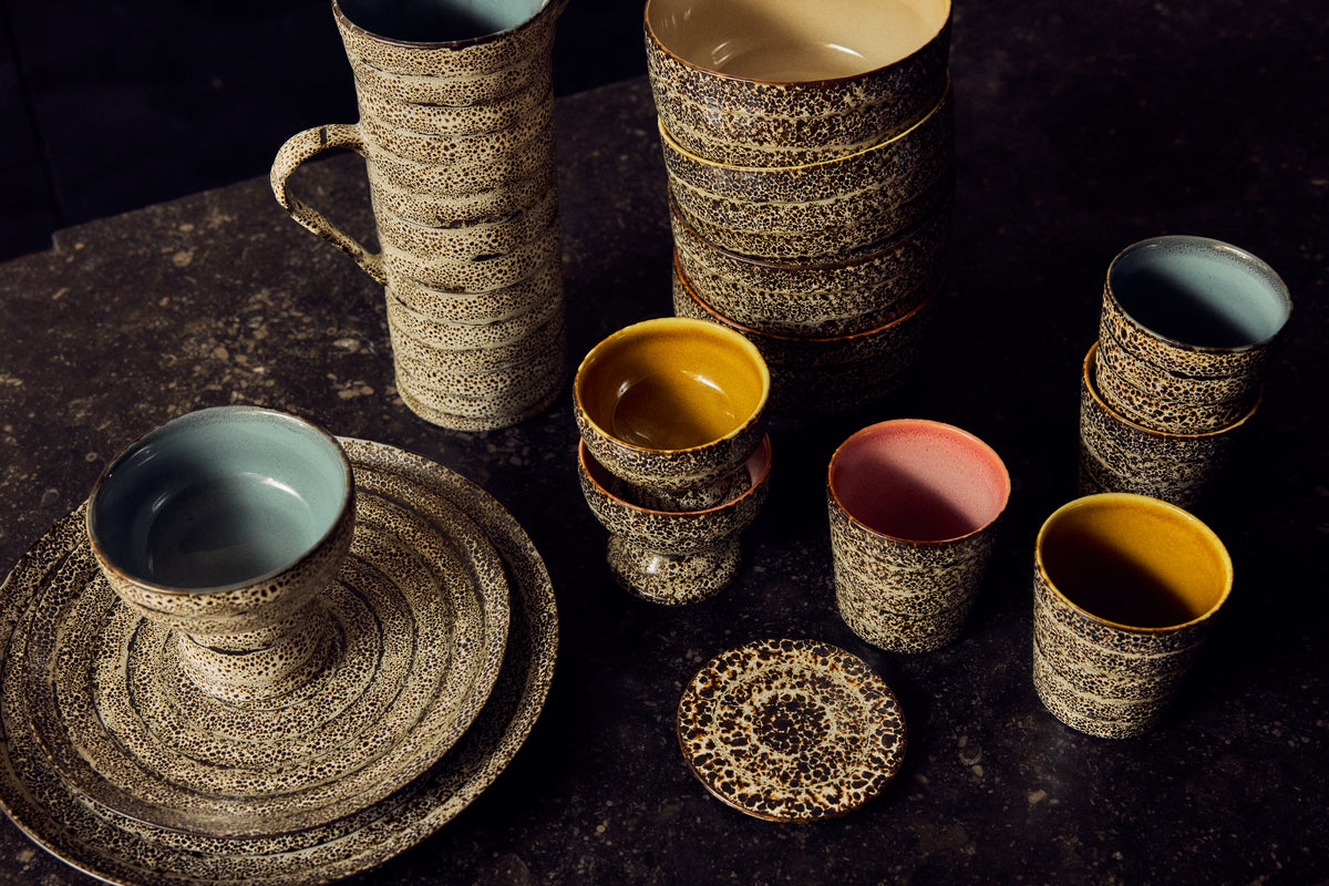 70s Ceramics – Coffee Mugs, Brew Variation (set of 4) – HKLIVING – view 5