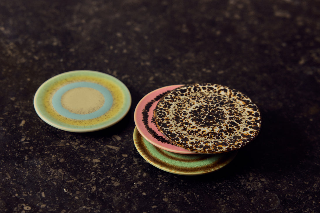 70s Ceramics – Coasters, Final Touch (set of 4)