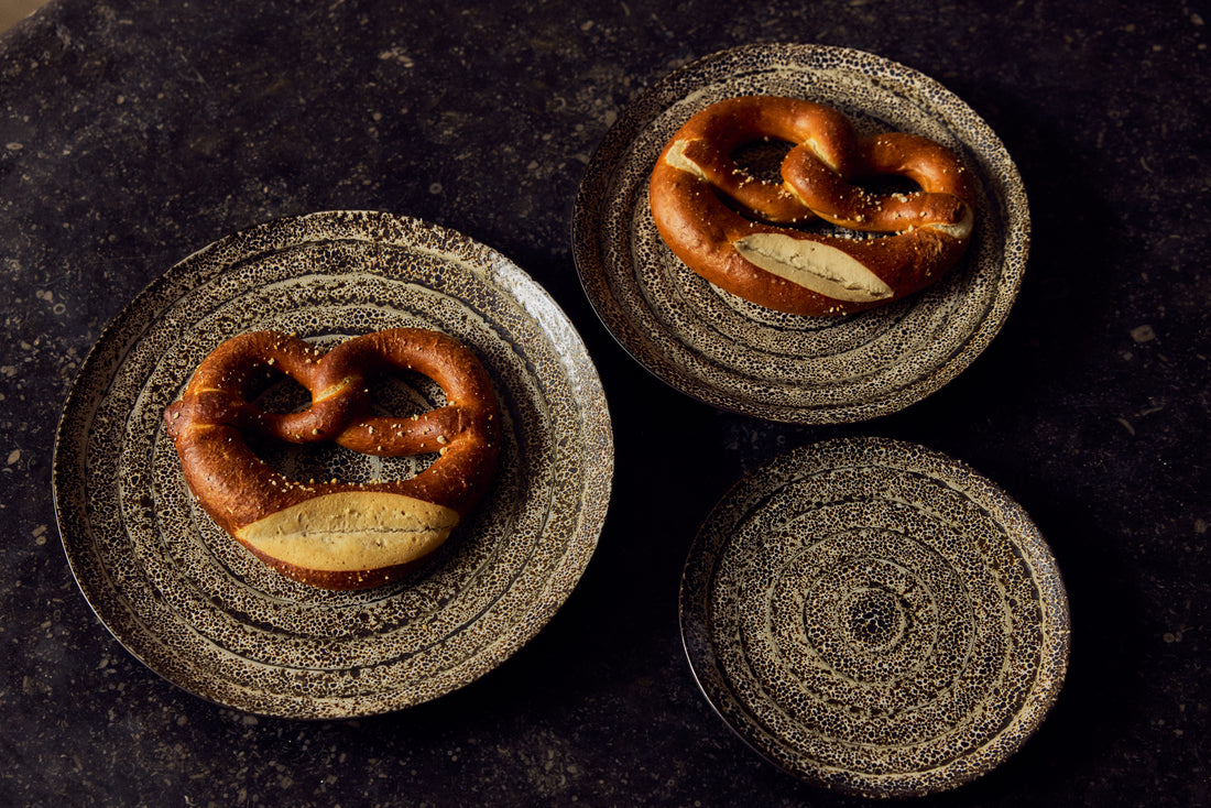 70s Ceramics – Dessert Plates, Brew (set of 2)