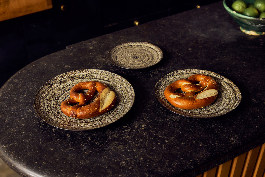 70s Ceramics – Dinner Plates, Brew (set of 2)