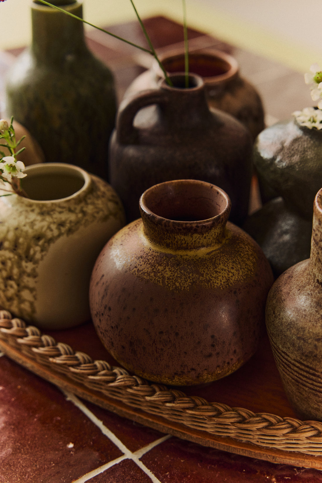 70s Ceramics – Small Vases, Pursuit (set of 5)