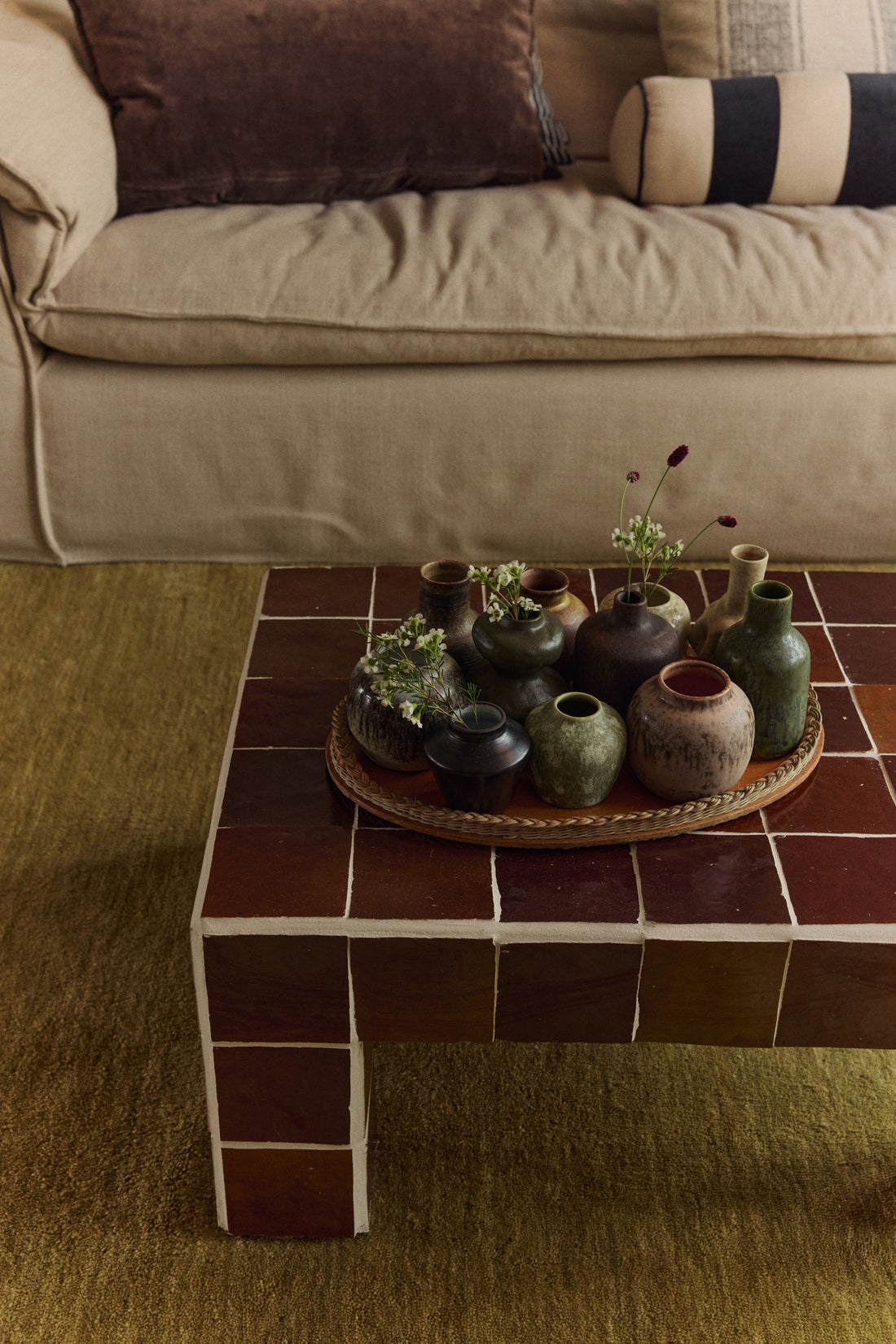 70s Ceramics – Kleine Vasen, Palette (5er-Set)