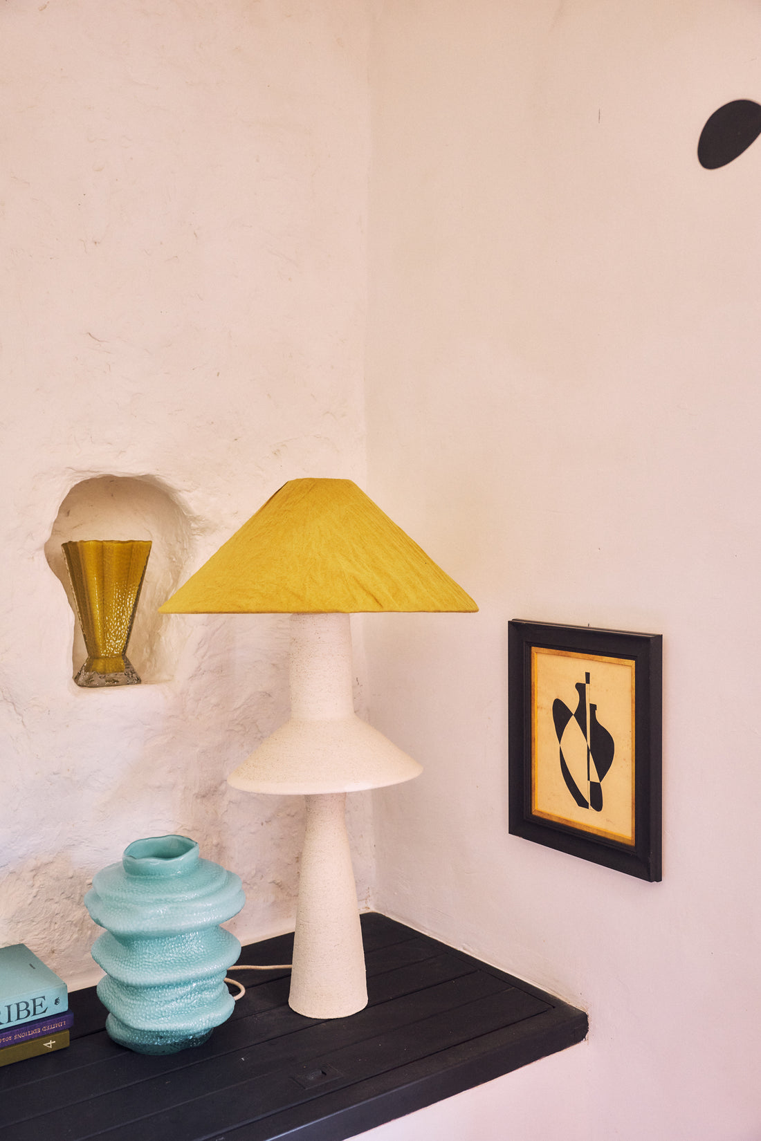 Linen Lamp Shade Mustard