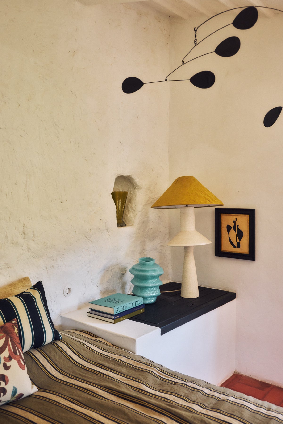 Linen Lamp Shade Mustard – HKLIVING – view 5