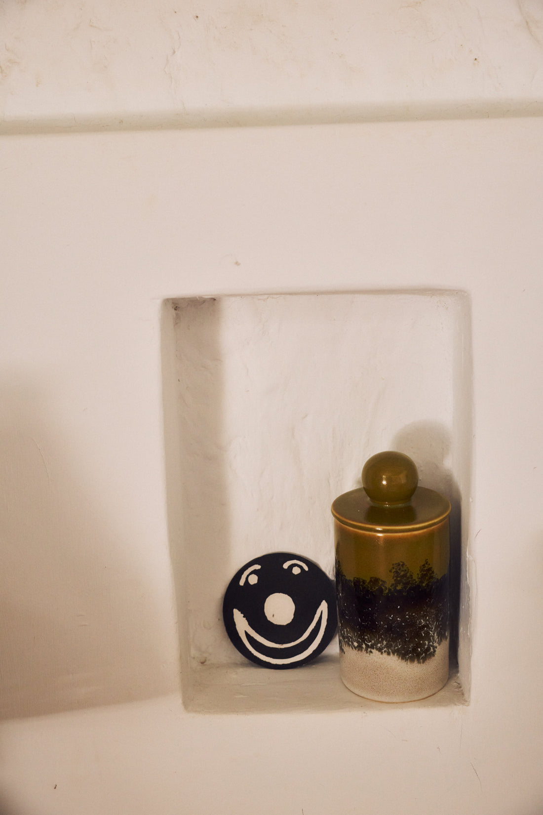 70s Ceramics – Medium Storage Jar, Truffle