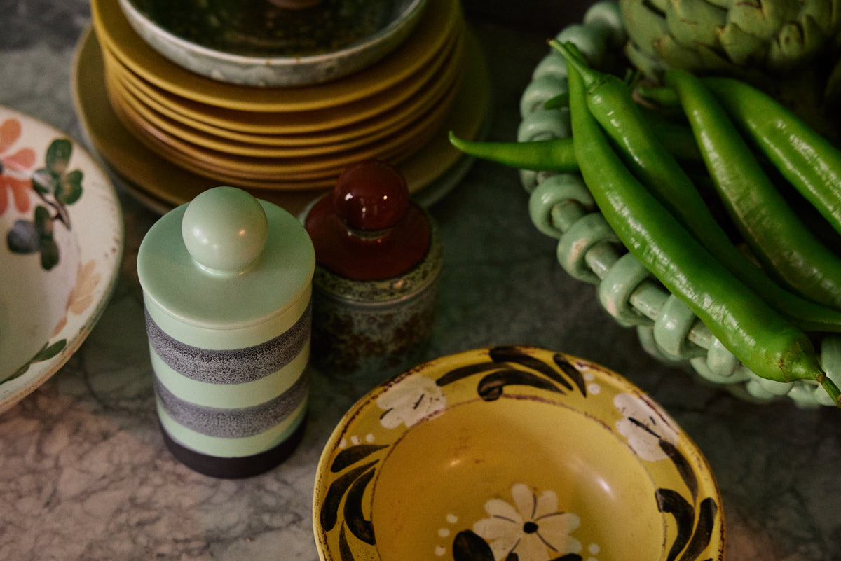 70s Ceramics – Medium Storage Jar, River – HKLIVING – view 6