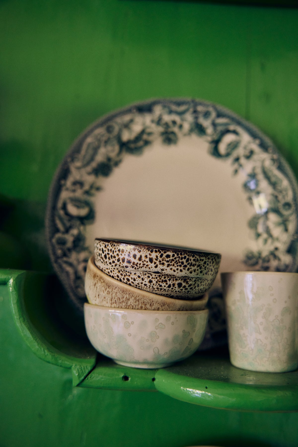 70s Ceramics – XS Bowls, Caramelized (set of 4) – HKLIVING – view 6