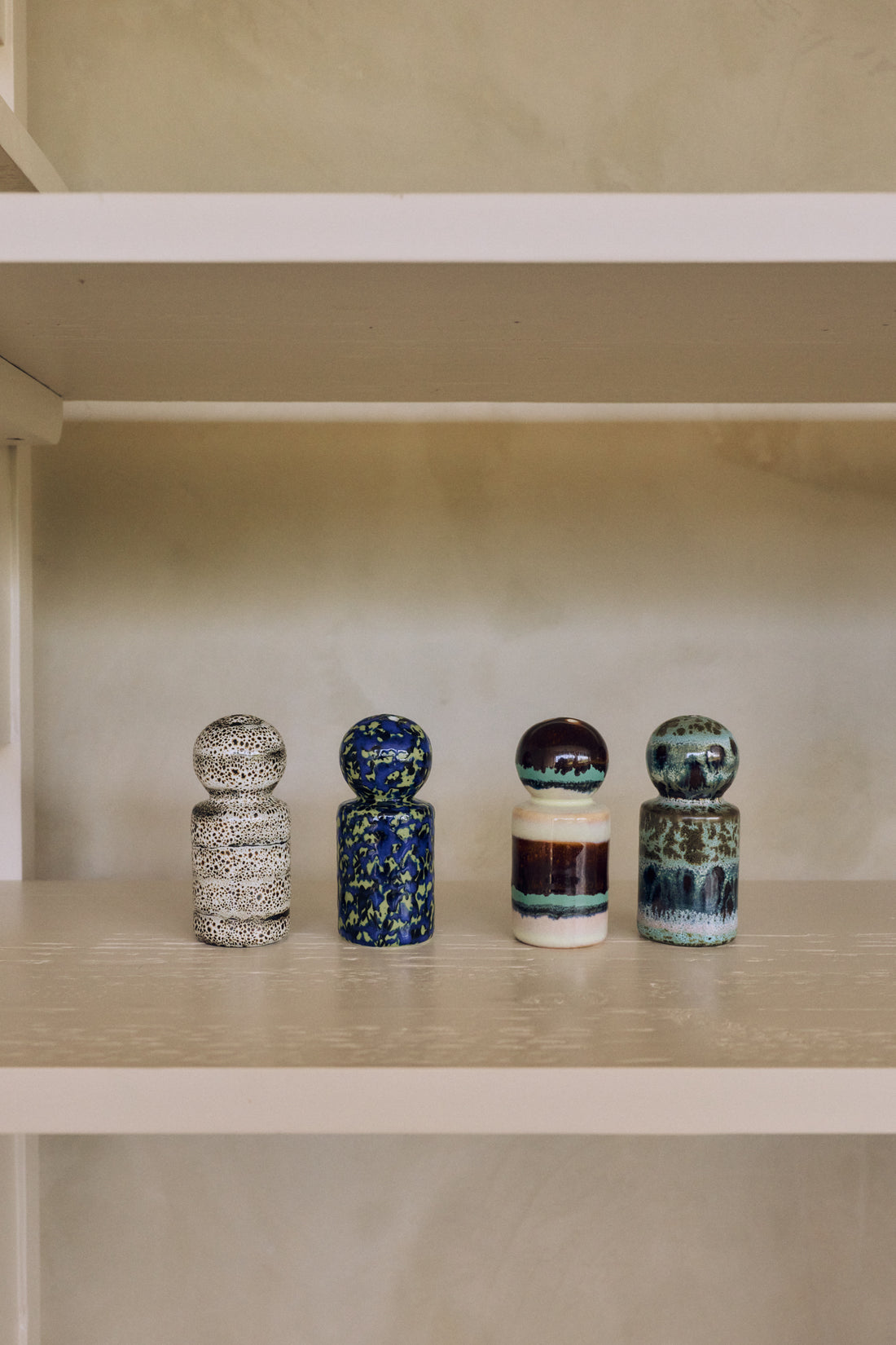 70s Ceramics – Salt & Pepper Jars, Grain