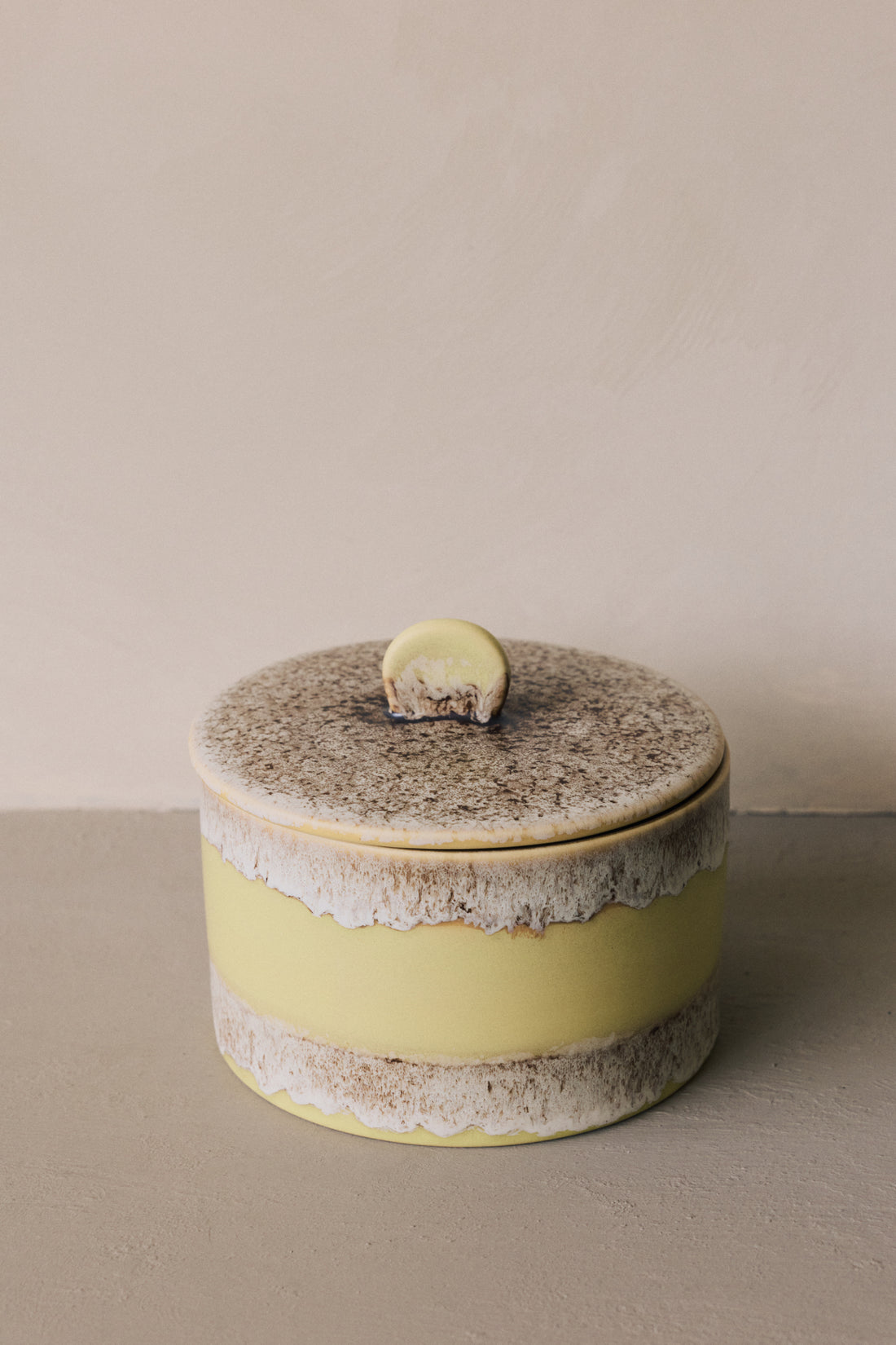 70s Ceramics – Cookie Jar, Custard