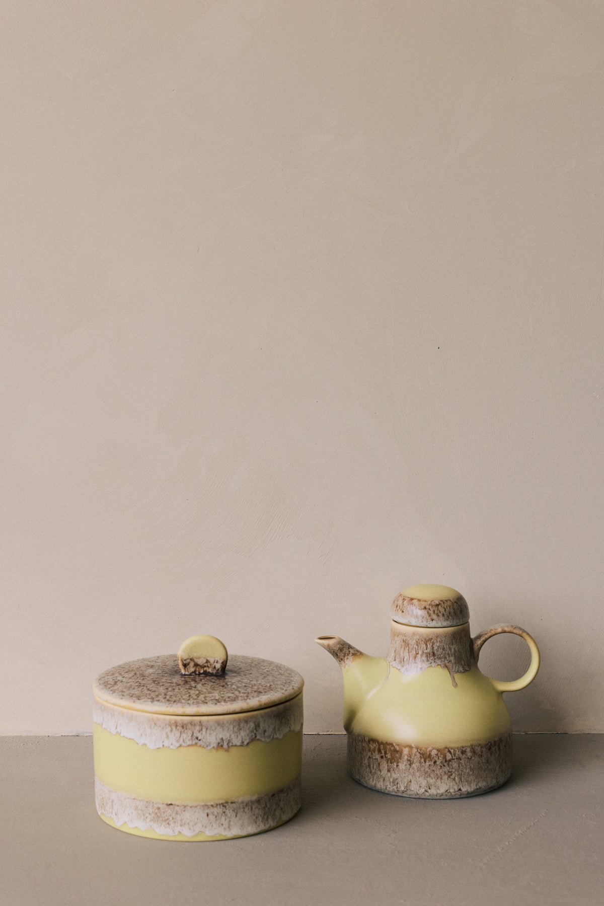 70s Ceramics – Cookie Jar, Custard – HKLIVING – view 4