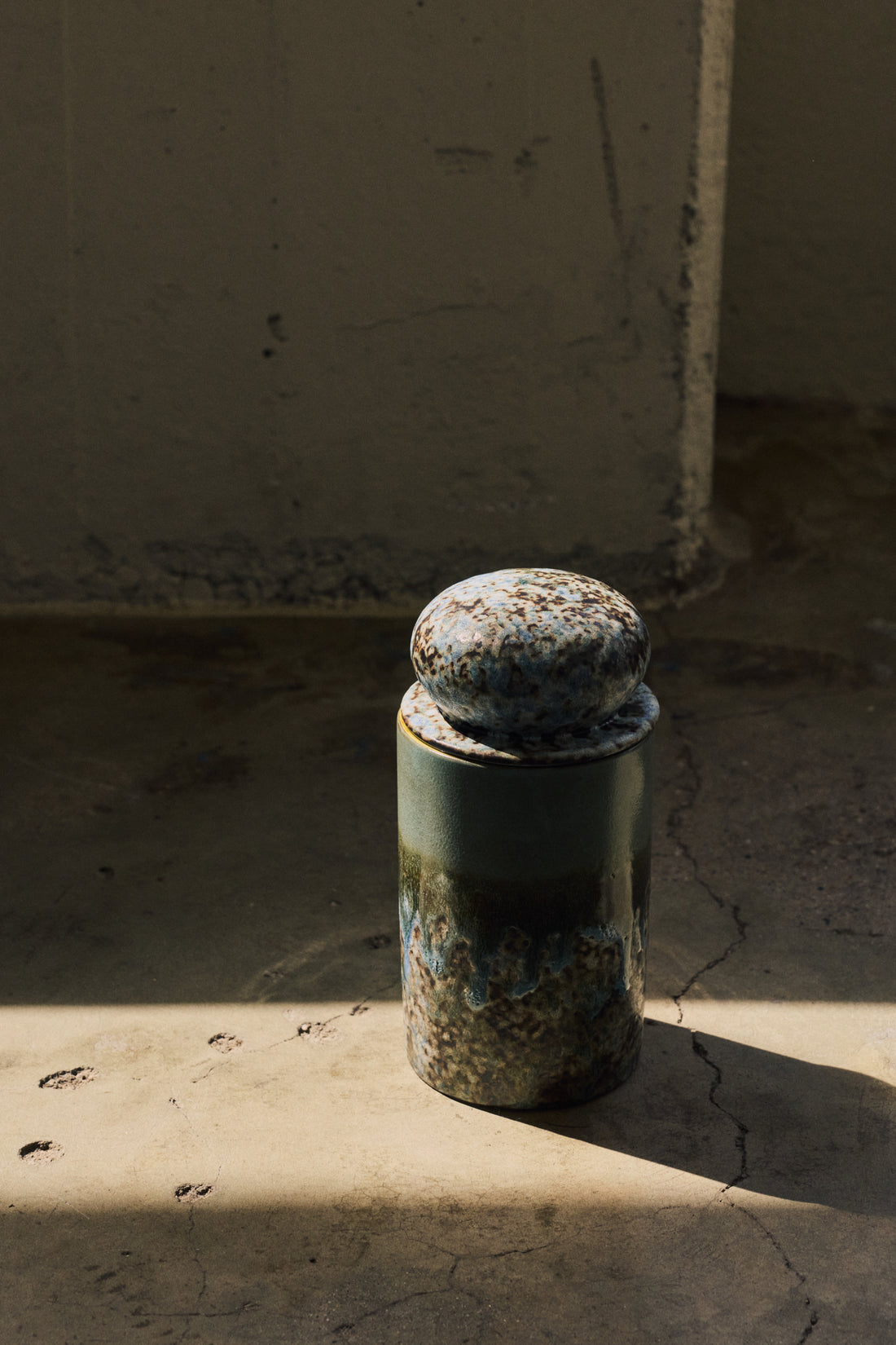 70s Ceramics – Storage Jar, Agave