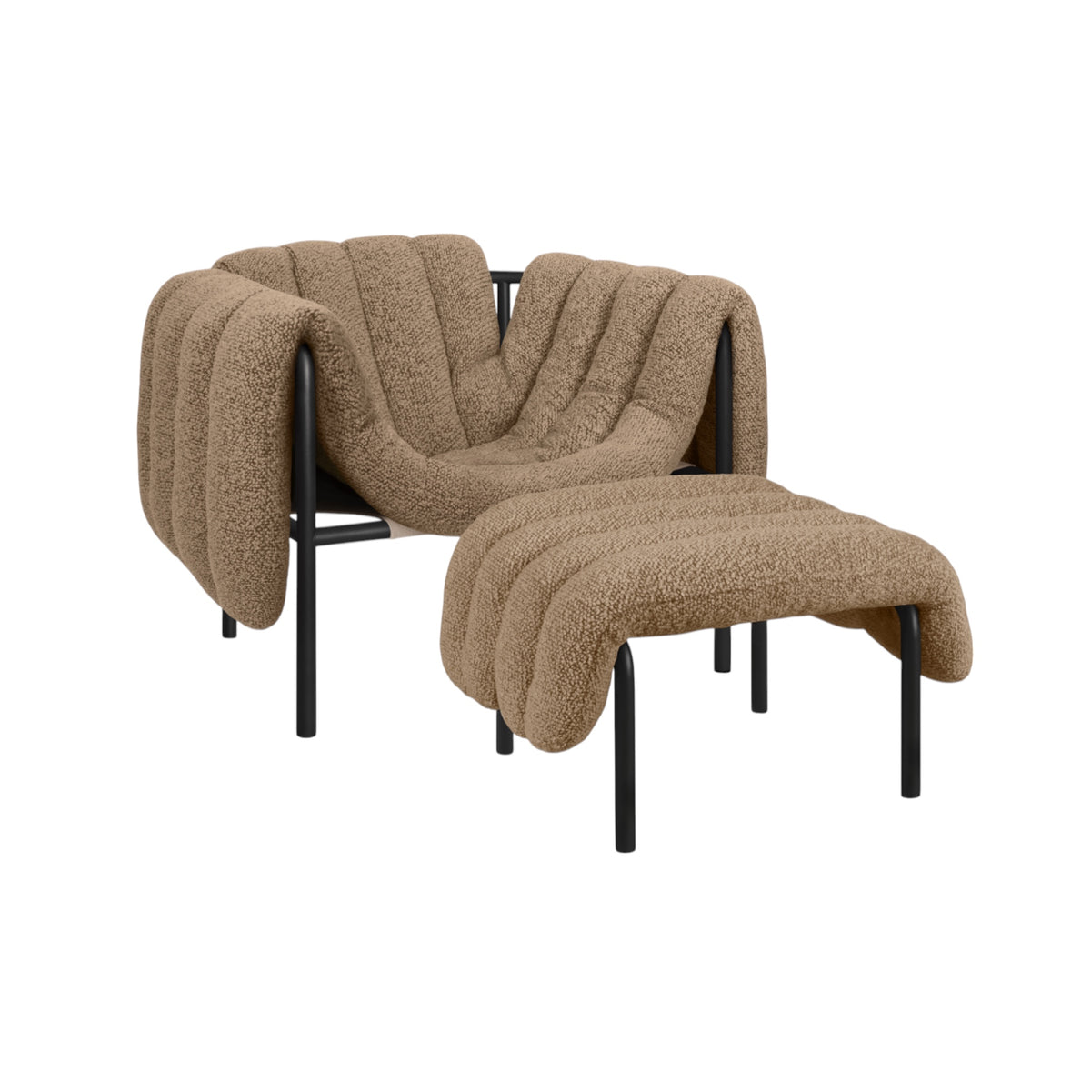 Puffy Lounge Chair + Ottoman – Hem – view 35