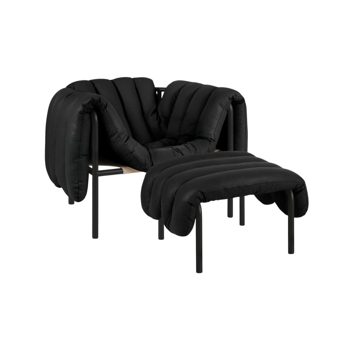 Puffy Lounge Chair + Ottoman – Hem – view 8
