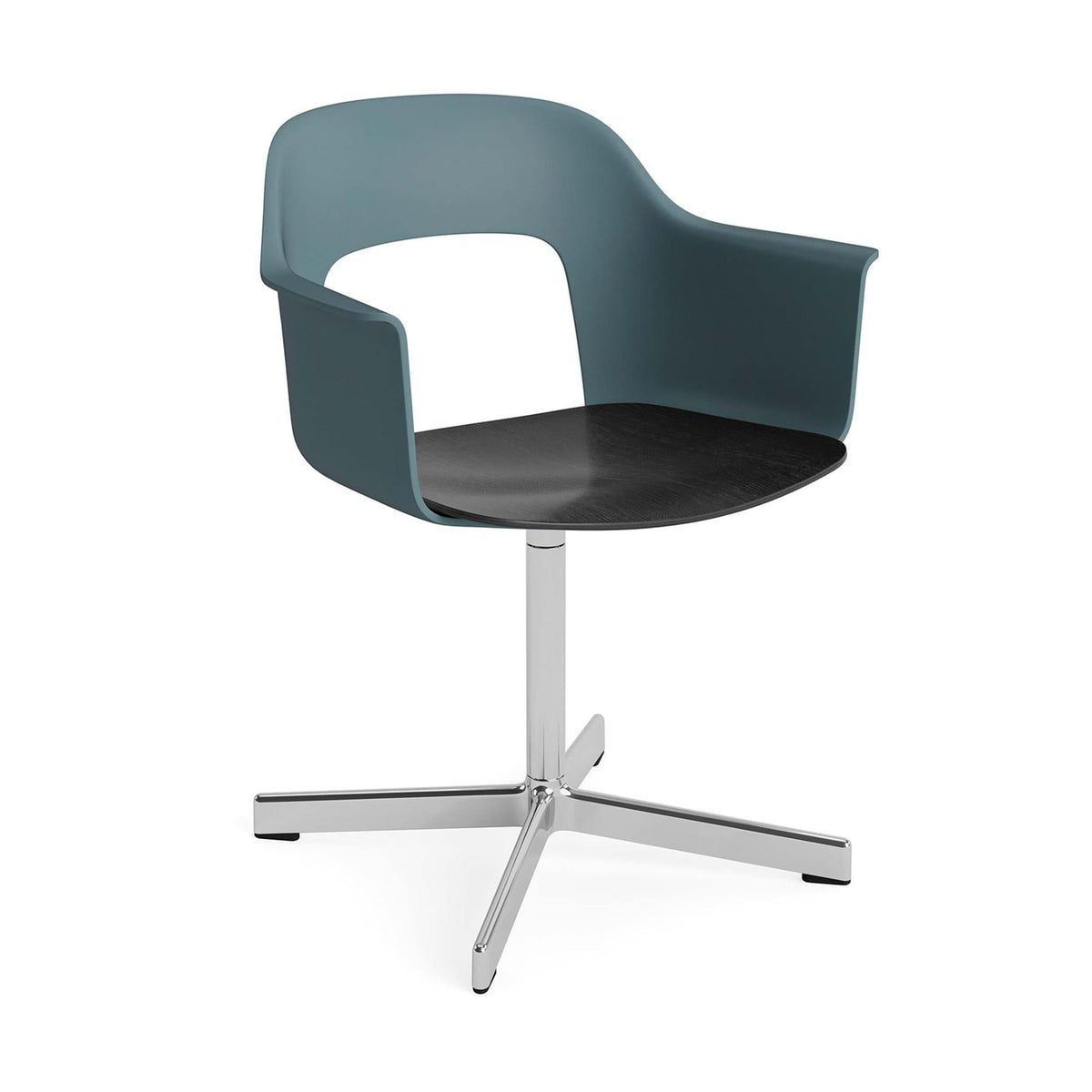 Layout Armchair 232 with 4 Star Swivel Base – HAY – view 52
