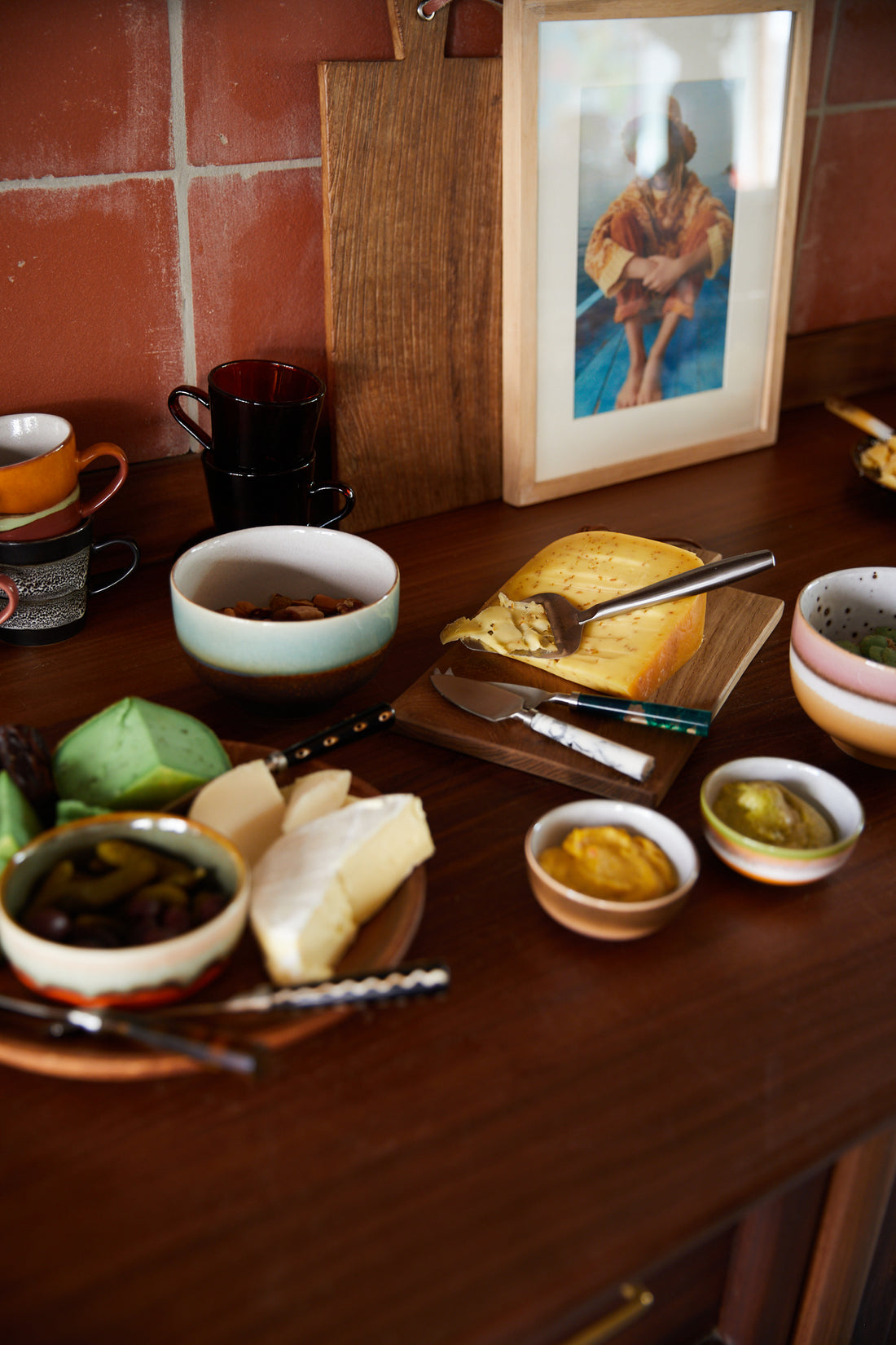 70s Ceramics – Noodle Bowls, Geyser (set of 4)