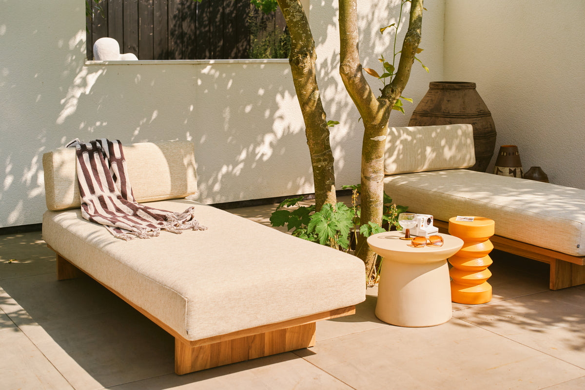 Outdoor Teak Daybed – HKLIVING – view 14